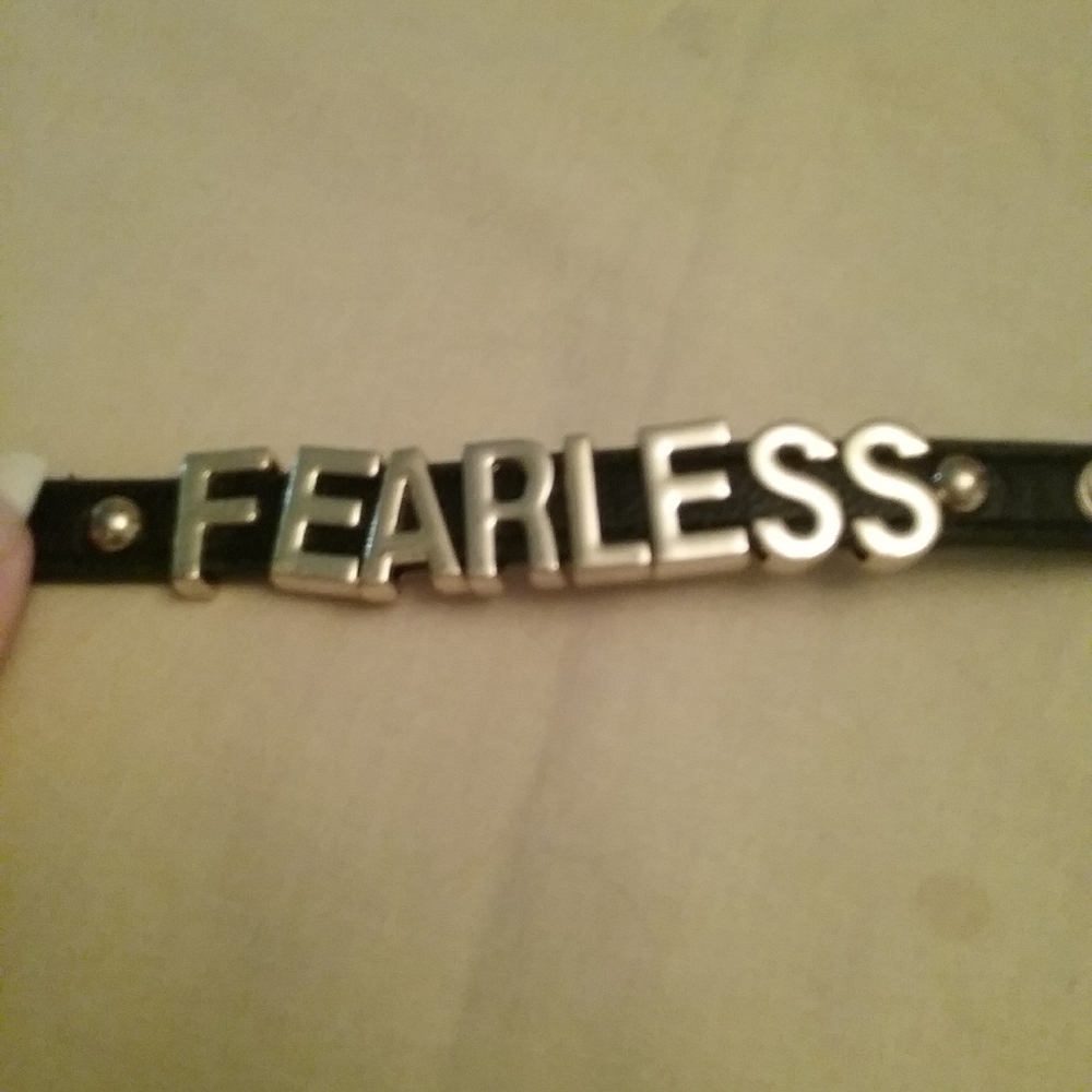 Bcbg Fearless Black & Gold Adjustable Bracelet
